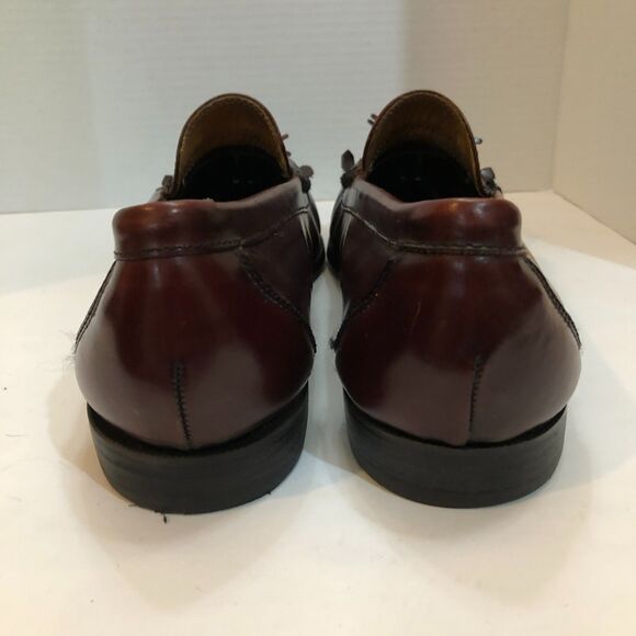 GH Bass Co Layton Mens 13 D Burgundy Leather Kiltie Tassel Loafers Shoes main image 6